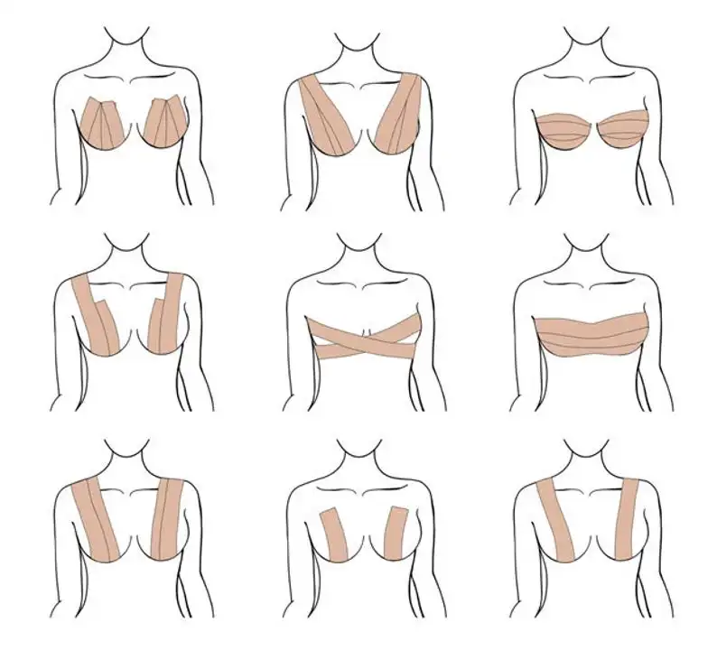 Boob Tape Women Breast Nipple Covers Push Up Bra Body Invisible Breast Lift  Tape Adhesive Bras Intimates Straps Sexy