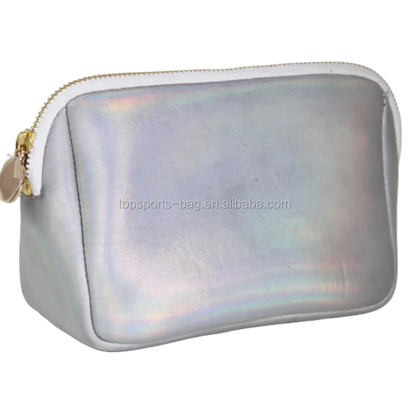 

Bling Girls Shiny Rainbow Neoprene Makeup Bag Cosmetic Organizer, Iridescent