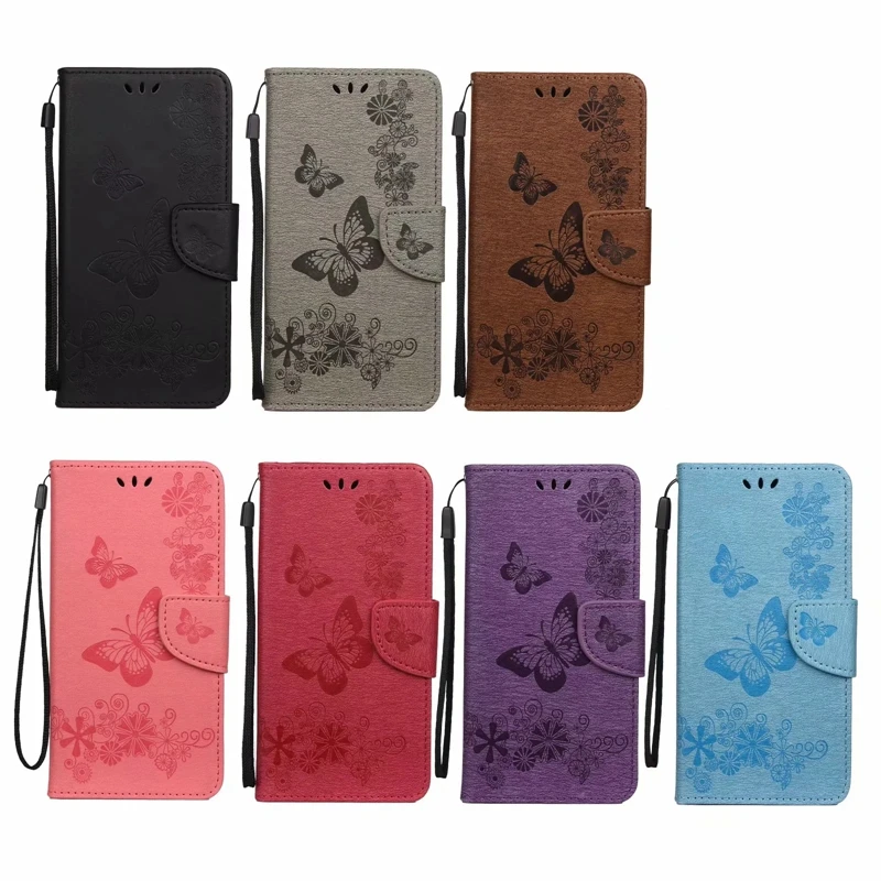 

Print Flip Cover Butterfly PU Leather Wallet Case For Iphone 12 Pro MAX Mini 11 10 XR XS MAX 8 7 Plus Mobile Phone Case, As picture