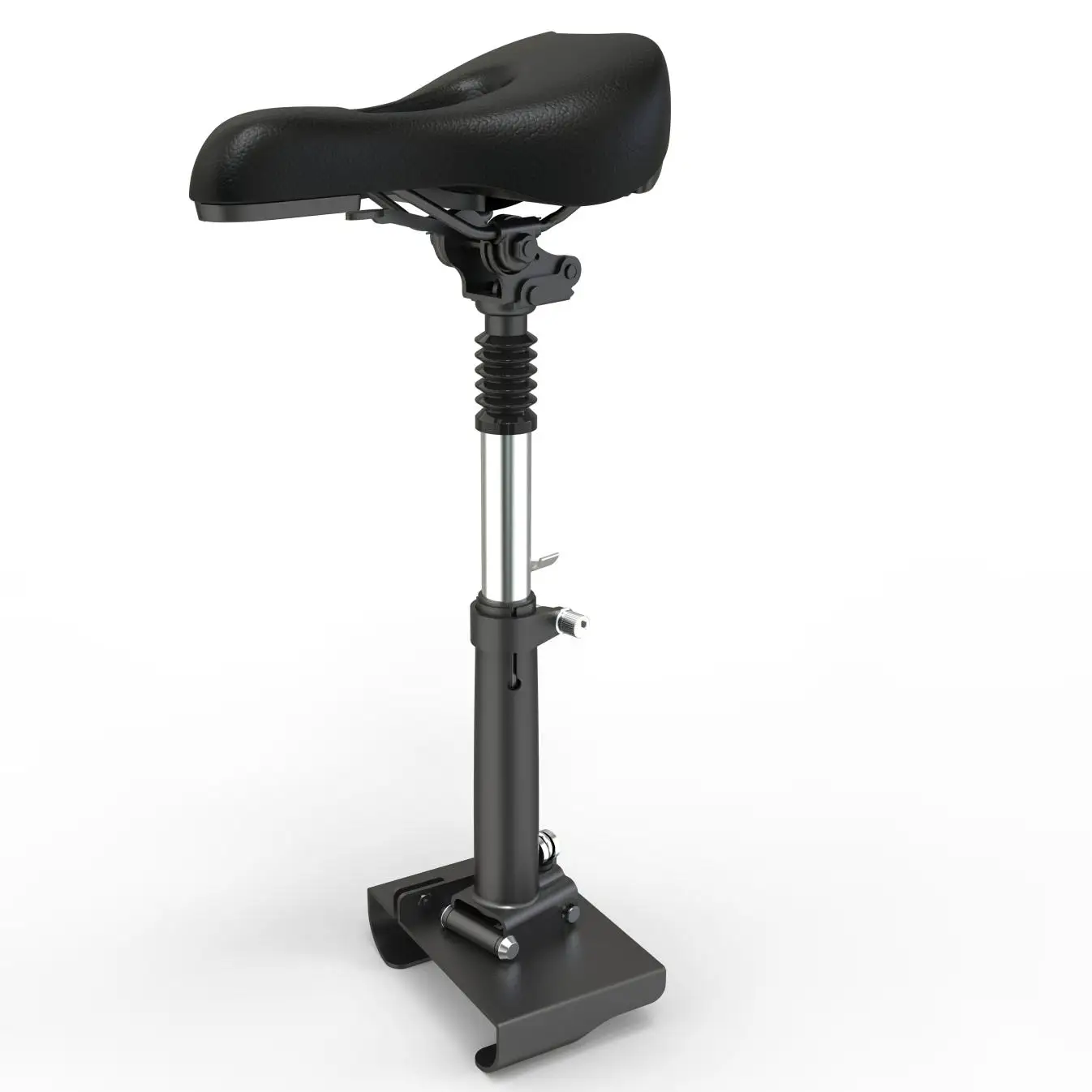 

Gas Scooter Bicycle Seat Cushion Electric Scooter Support Seat With Support Bar Set Scooter Parts