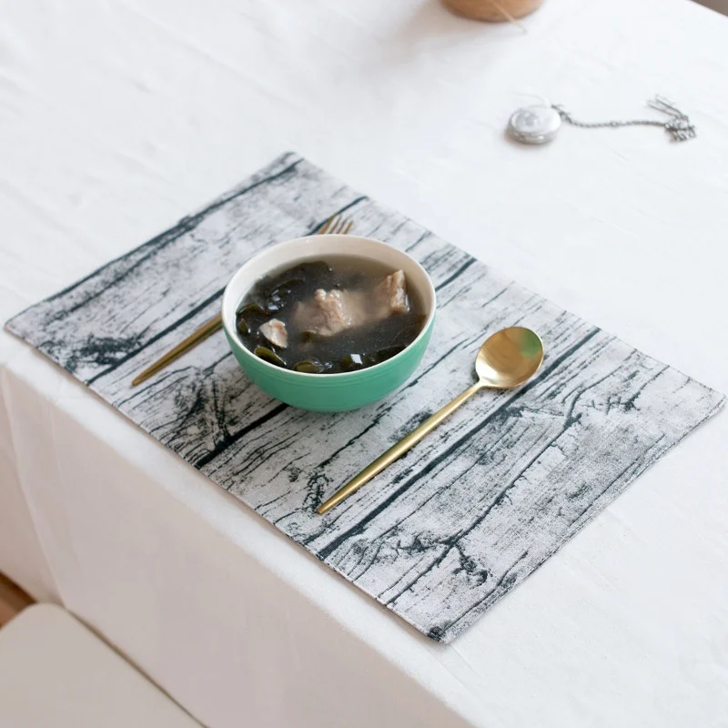 

i@home heat resistant reversible fabric nordic elegant dining table mat