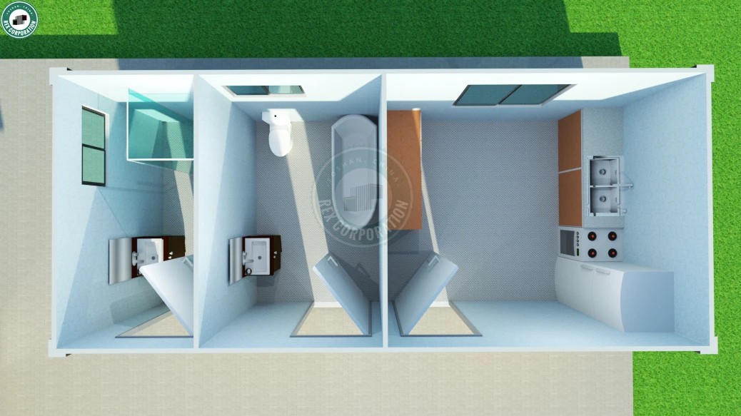 Storage Container Homeless Design Small Container Homeless Station with Toilet Kitchen Relief Stations ...