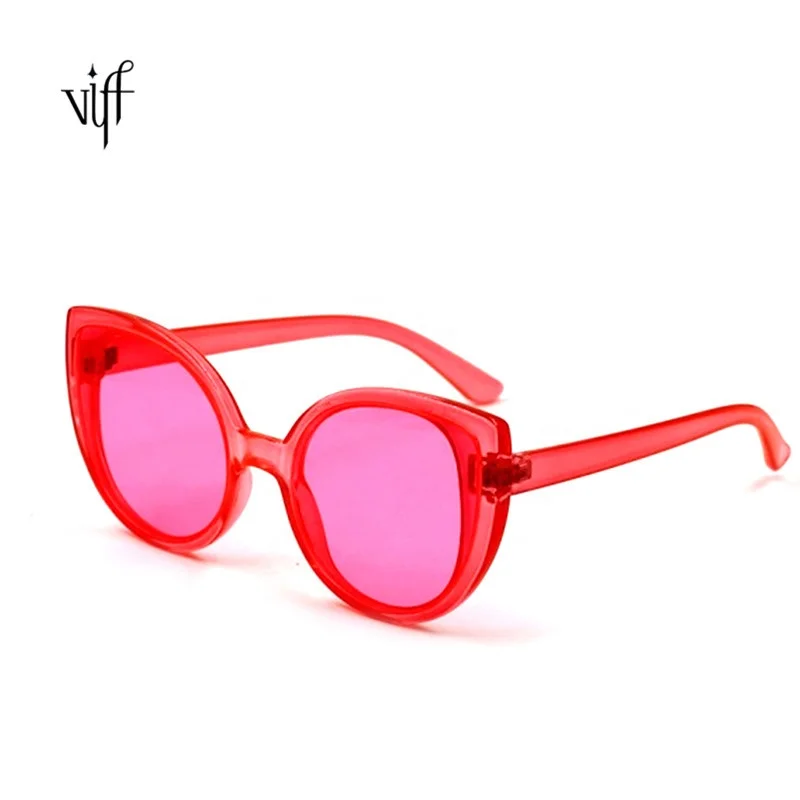 

VIFF Fashion Luxury Cateye Sunglasses HP18179 Wholesale Fashion Red Lens Sunglasses