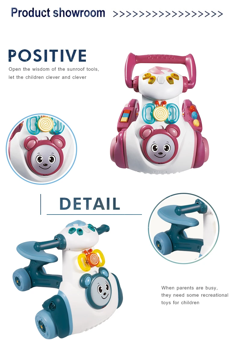 Trotteur intelligent multi-fonction 3 en 1, jouet pour bébés, marcheur avec musique, apprentissage de la marche, multifonction,