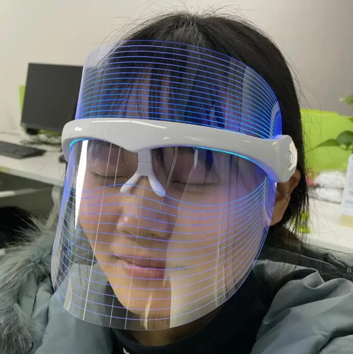 

7Colors led face mask for wrinkle remover light weight for face use led 7 color face mask red light therapy mask