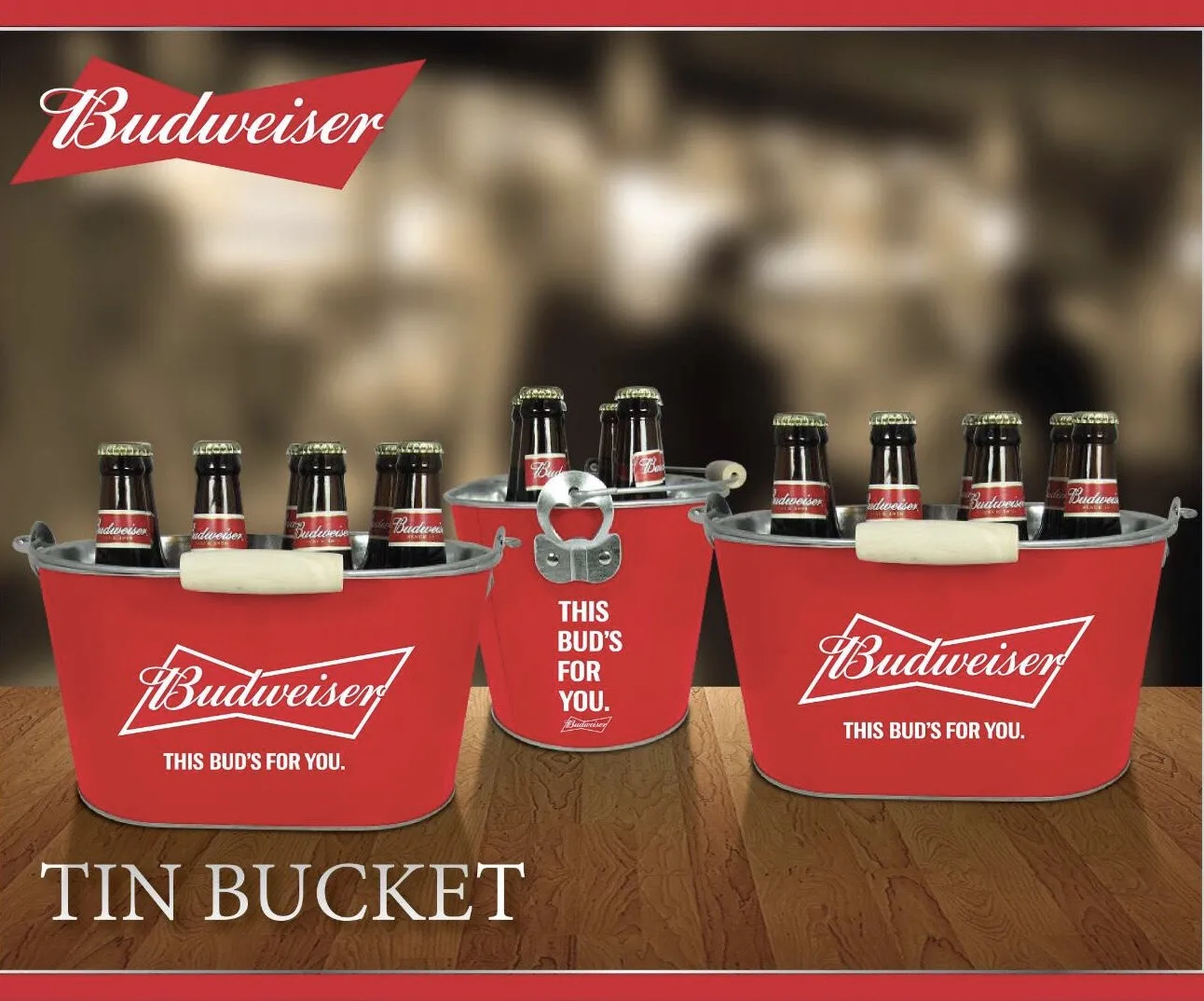 Promotional Bar Use Beer Ice Bucket,Tin Bucket With Handle Buy Beer