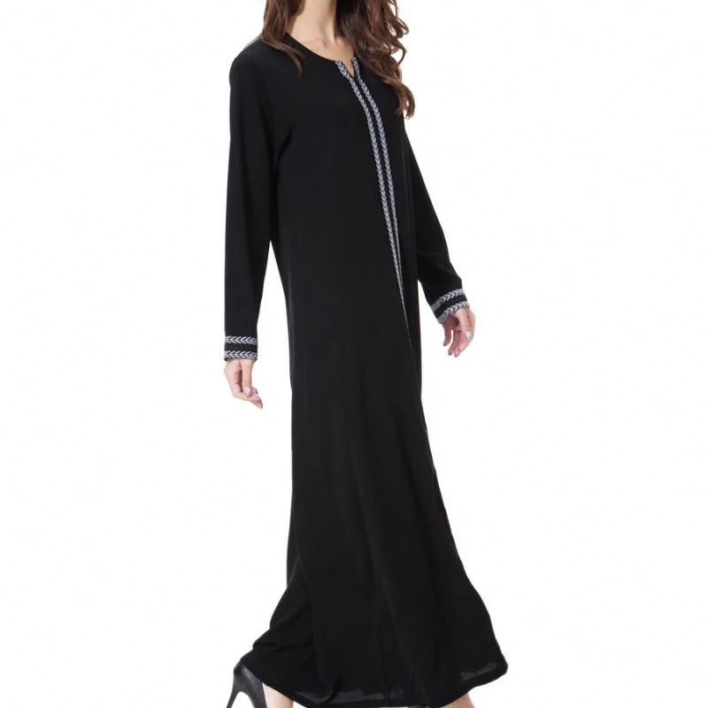

Wholesale chiffon abaya muslim whit robe Maxi Kaftan Dress Kimono