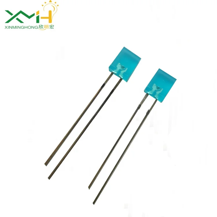 Ultra Bright 10mm Blue Clear Transparent Led Diode 3000MCD Round Top 3.0-3.6V