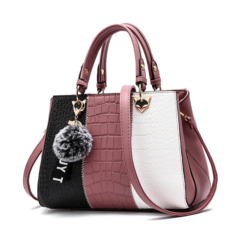 

Wholesale Ladies Fashion Handbags PU Leather Designer Hand bags Lady Shoulder Bag Famous Brands Purses for Women, 5 colors