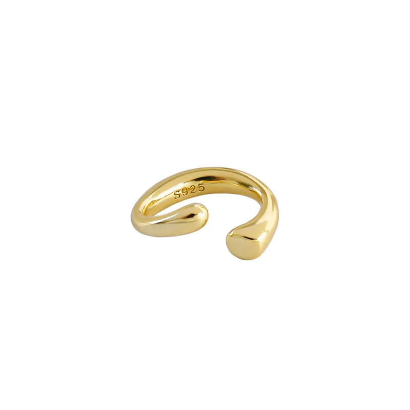 

INS Minimalist Glossy Ear Buckle Ear Cuff without Piercing Korean Style S925 Sterling Silver Ear Clip