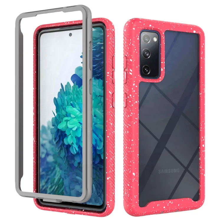

Fashion Design PC TPU Clear Cell Mobile Phone Cover Case For Samsung galaxy S20FE, Multi-color, can be customized