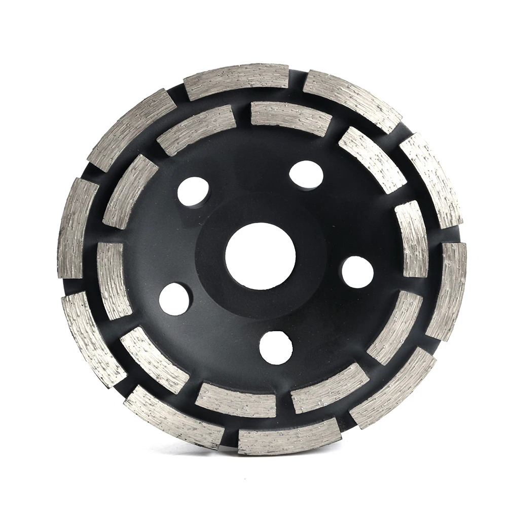 
125mm double row diamond grinding cup wheel for concrete granite marble 