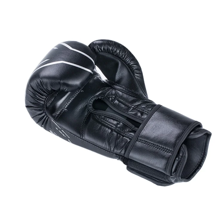 

Krace 2020 Wholesale Professional Manufacturer deodorizer womens Custom Leather Power Training kick Sports Boxing Gloves, Black or customized