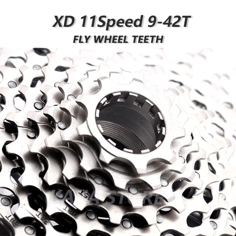 

SUNSHINE Mountain Bike Freewheel 11Speed 9-42T XD Ultralight Cassette flywheel Silver For SRAM XD k7 MTB Bike Freewheel