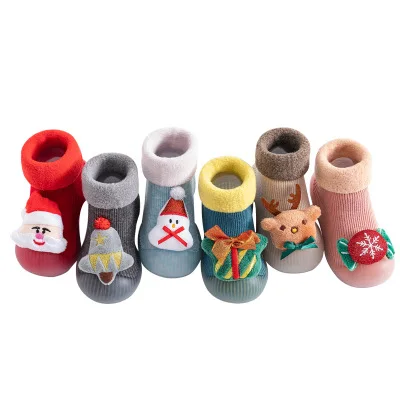 

2021 Youki High quality Toddler baby cotton socks with rubber soles wholesales