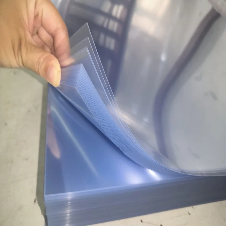 250 Micron Clear Rigid Polyvinyl Chloride PVC Sheet