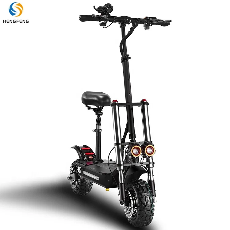 

10 inch 18AH 1600W 52V Tire Electric Adults Tires E Tyres High Power Off-road Hoaverboad Elctric Scooter Off Road, Picture color