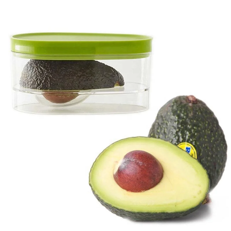 

Avocado Plastic Food Storage Box Fridge Cripers Food Sealed Box Kitchen Refrigerator Crisper Box Food Containers