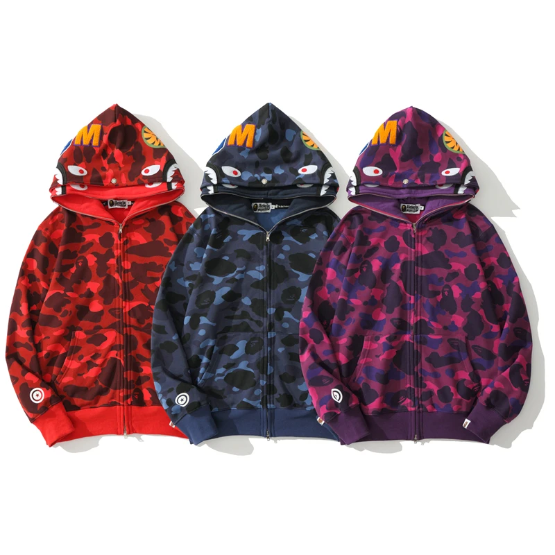 

Bape Hoodie shark customize for men women at wholesale M-3XL