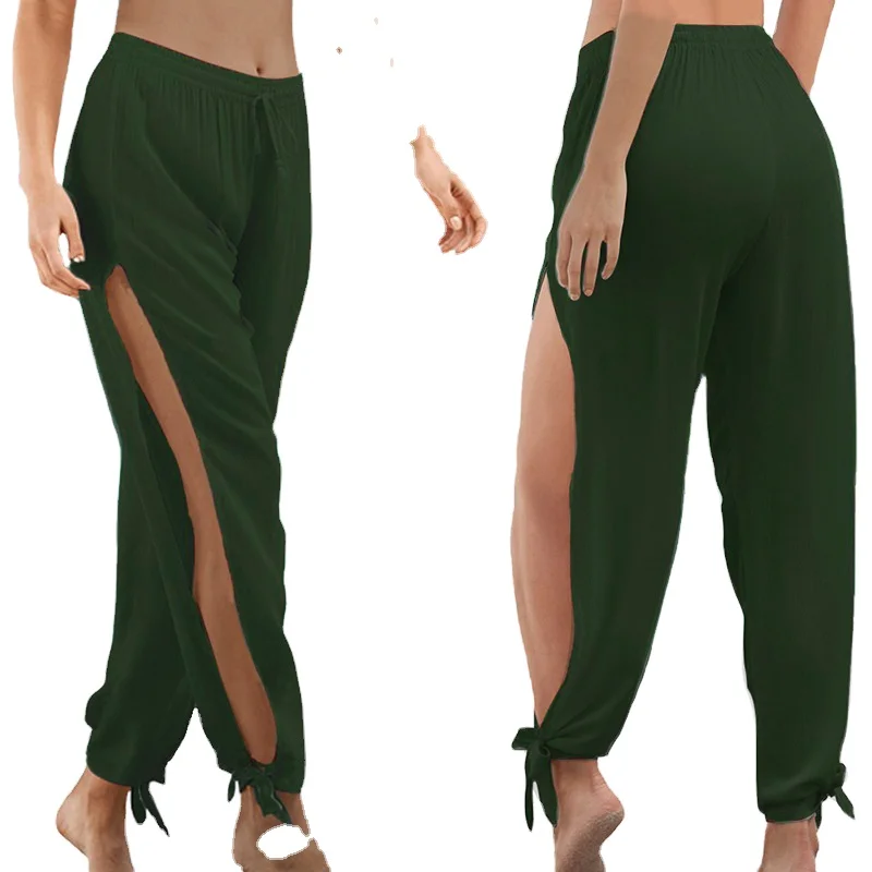 

Summer loose low waist wide leg pants women