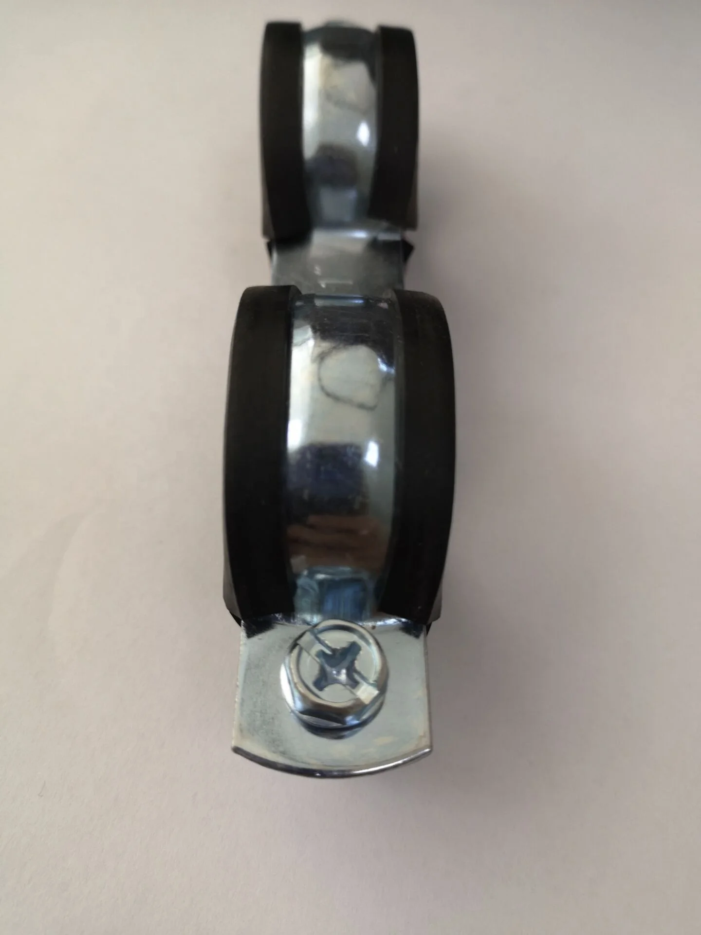 
Inch steel Double pipe clamps 