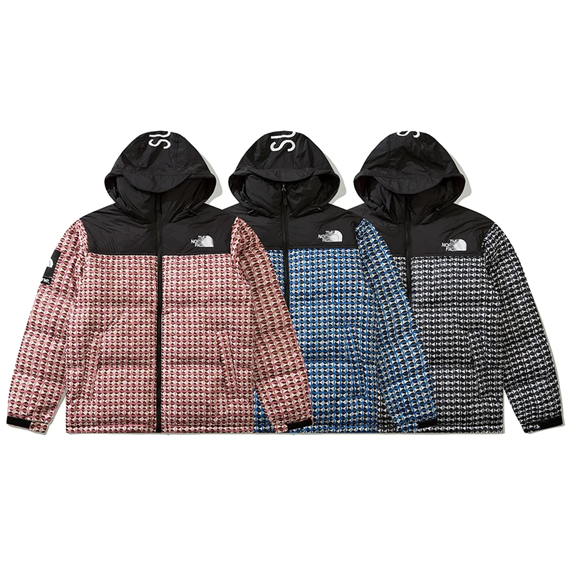 

North down jacket men's and women's duck down jacket ultra-light down winter men's face casual custom printed coat