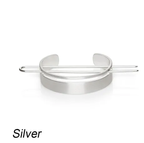 

Hairpin custom hair accessories ladies hair accessories tools metal simple design metal headband jewelry factory direct sales, Golden