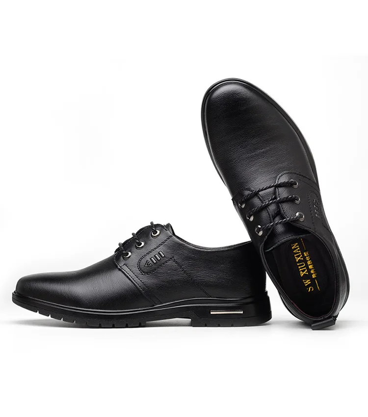 

British Style Spring Men Fashion Office Leather Casual Shoes Man Formal Shoes, 2 colors