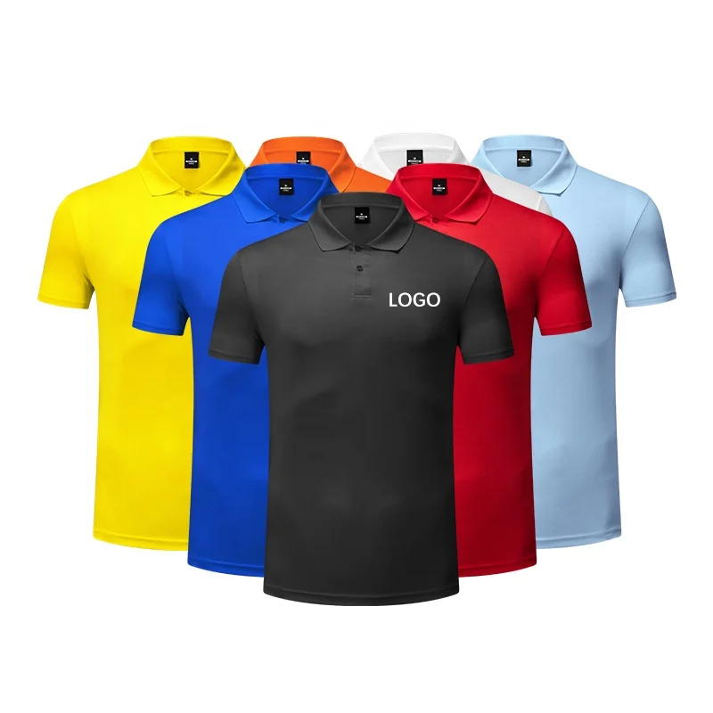 

New Design Custom Blank Unisex Golf Wear Polo Tshirt Anti-wrinkle Men Polo T-shirt, White,blue,red,black,yellow,army green,orange,pink,green