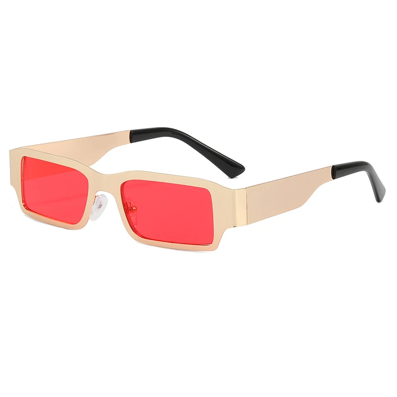 

Superhot Eyewear 60500 Fashion 2022 Metal Frame Retro Small Rectangle UV400 Shades Sunglasses