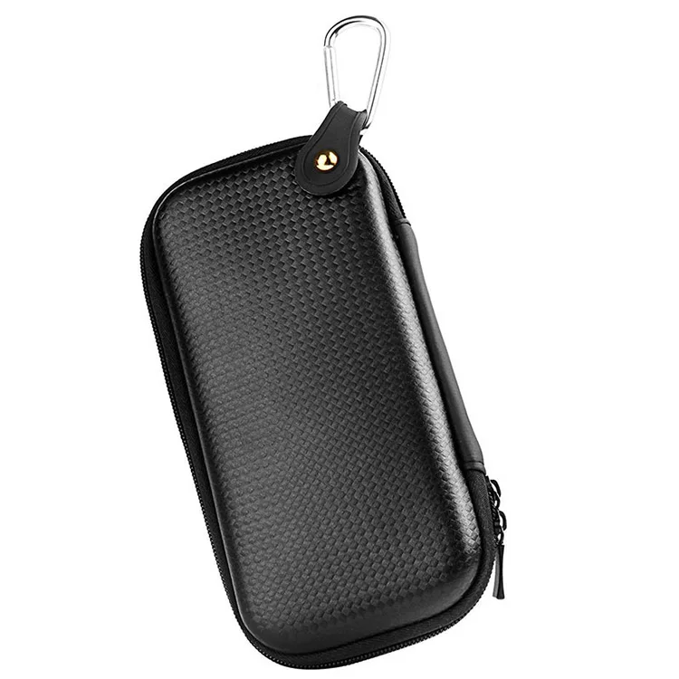 

High quality multifunction Waterproof storage power bank pouch hard EVA travel case custom sport hooks waist bags carring case