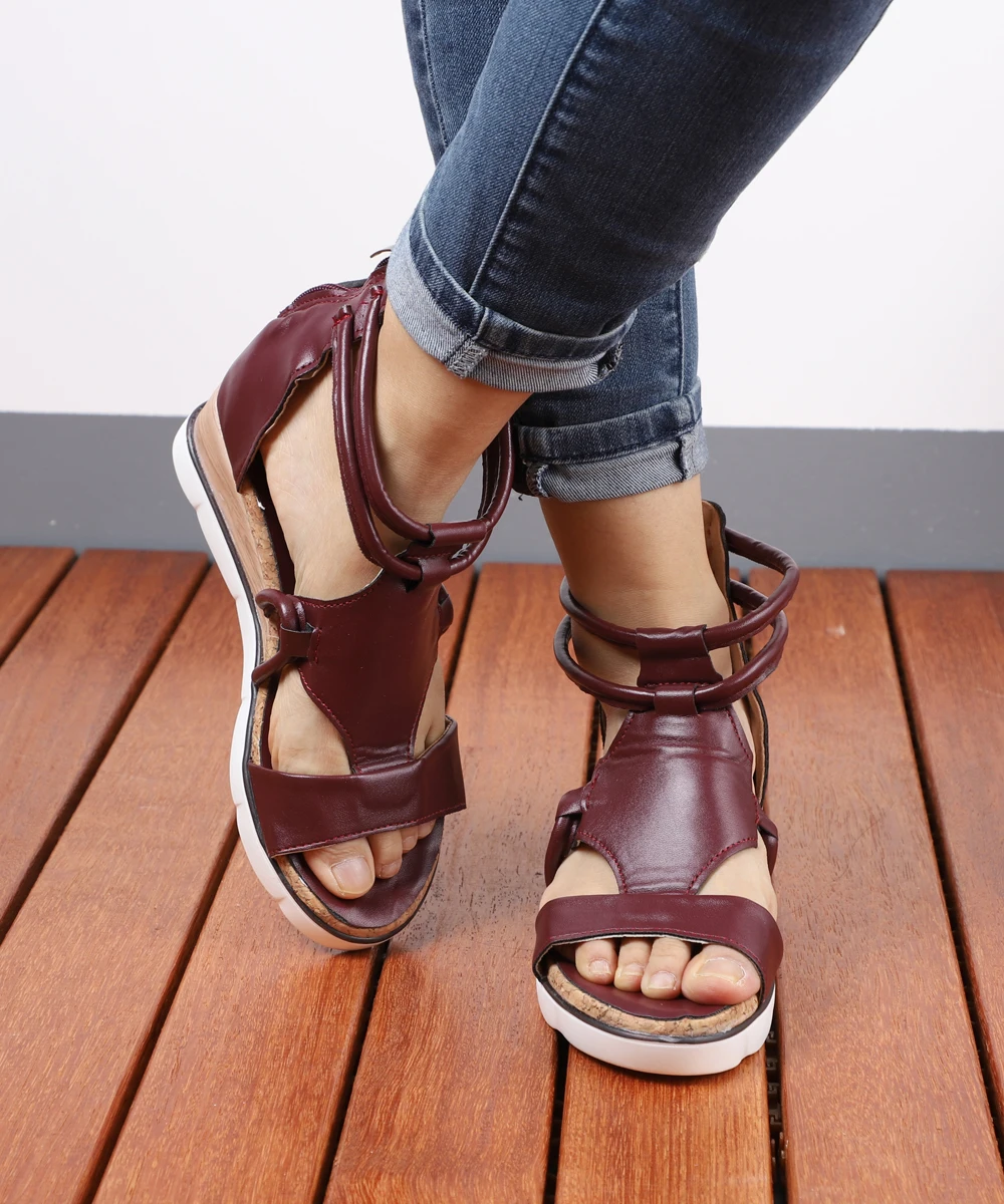 

2021 Latest Fashion Lady Women Shoes Wedges Sandal Dropship