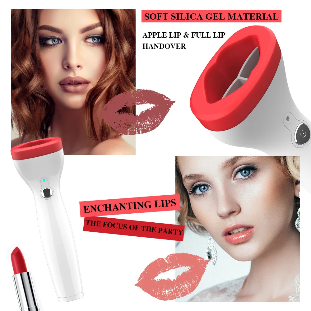 

500mah Automatic Lip Plumper Electric Plumping Device Fuller Bigger Thicker Lips for Women