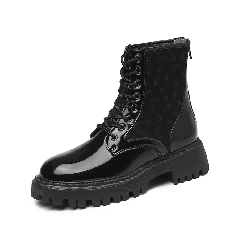 

2021 New Arrivals Women's Fashion Trendy Shoes Black Martin Ankle Boots