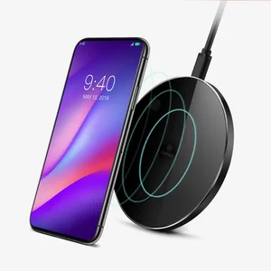 10W Qi Wireless Charger Pad LED Light Fast Charging Wireless Charger Charging Pad for iphone