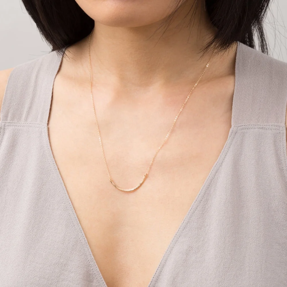 

eManco Women Statement Stainless Steel Necklace for Women Simple Thin Chain Necklace Choker Necklace Luxury Designer Jewelry