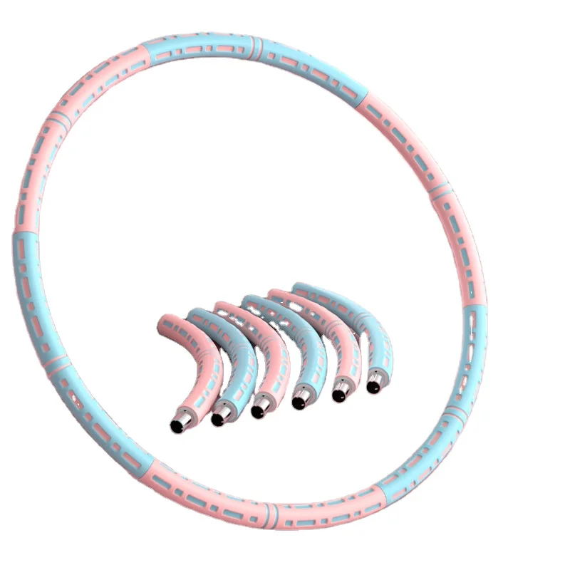 

Adjustable Detachable Fitness Hula Ring Circle Weighted Exercise Hoop For Adult 36 inch