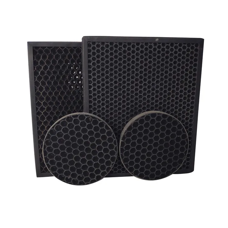 Hepa Filter Cleaning Equipment Formaldehyde Coconut Activated Carbon Air Filter For Greenhouse