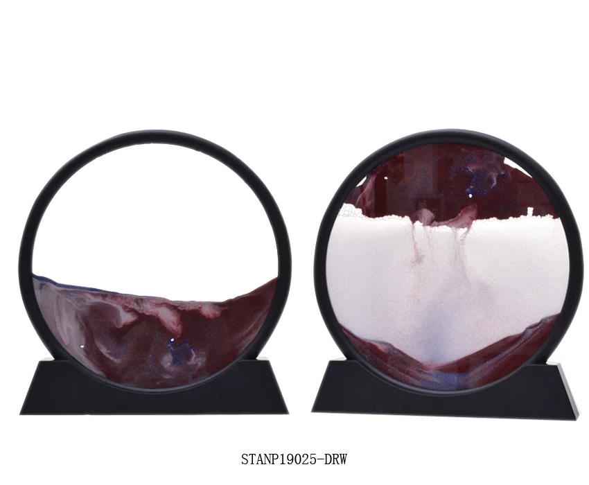 
Large Decorative Tabletop Moving Sand Art Dynamic Sand Picture Abstract Scenery Sand Image Hourglass Desktop Perfect Xmas Gift 