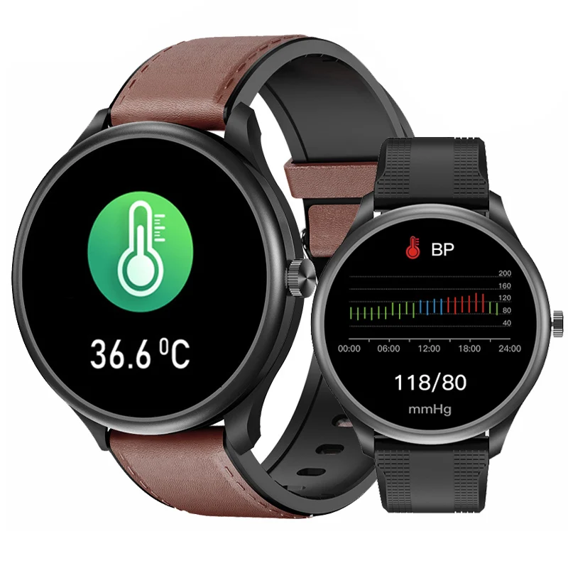 

2021 Newest M10 Full Features Health Smartwatch PPG + ECG Body temperature with AI report BT Calling Music Play Smart watch