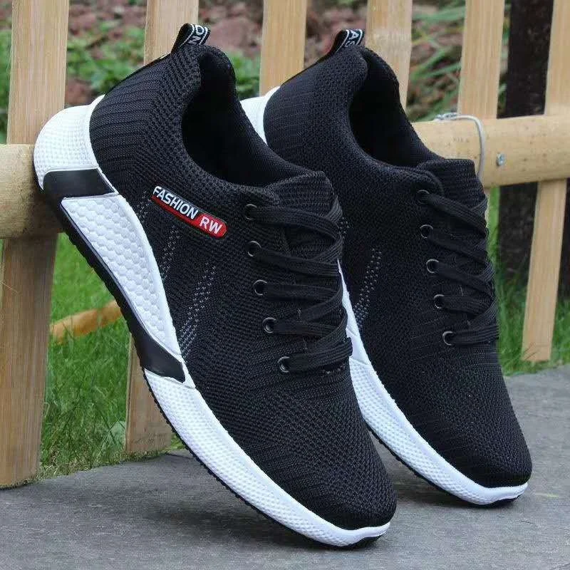 

2020 fashion sneakers sports shoes man walking shoes, Black white