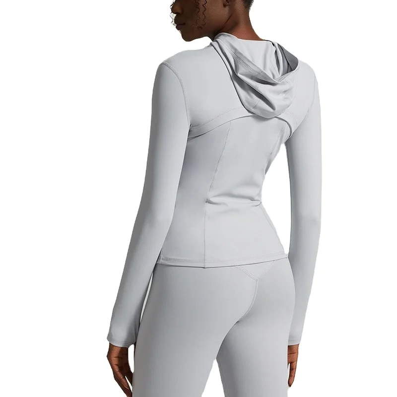

2022 New Arrival Spring Womens Yoga Top Women Activity Wear Zipper Up Women Pockets Jackets