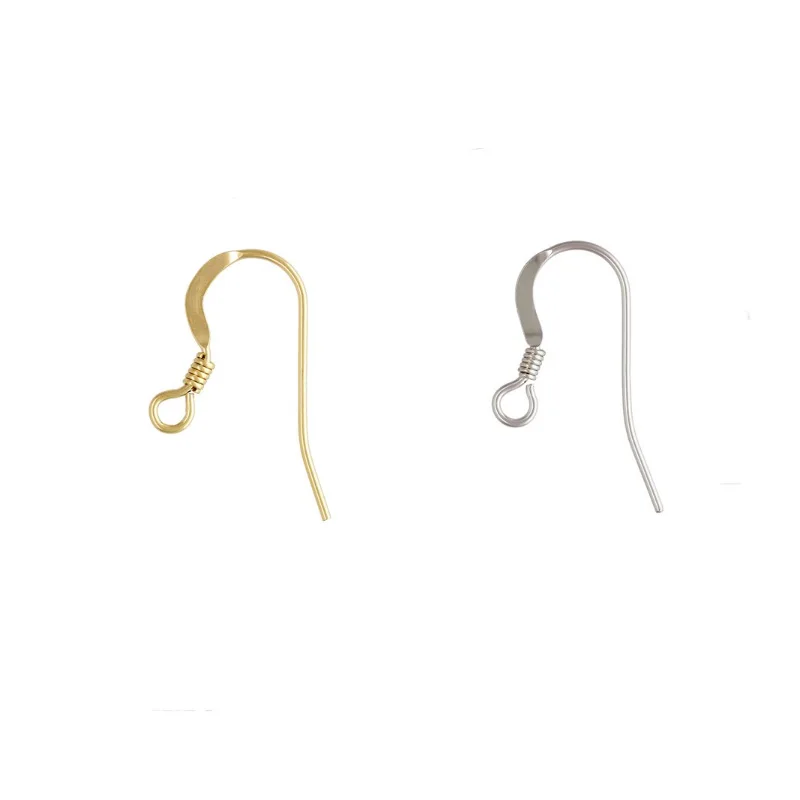 Vintage 925 Sterling Silver Ear Wire Hooks for Permanent Jewelry Making Gold Filled Earrings