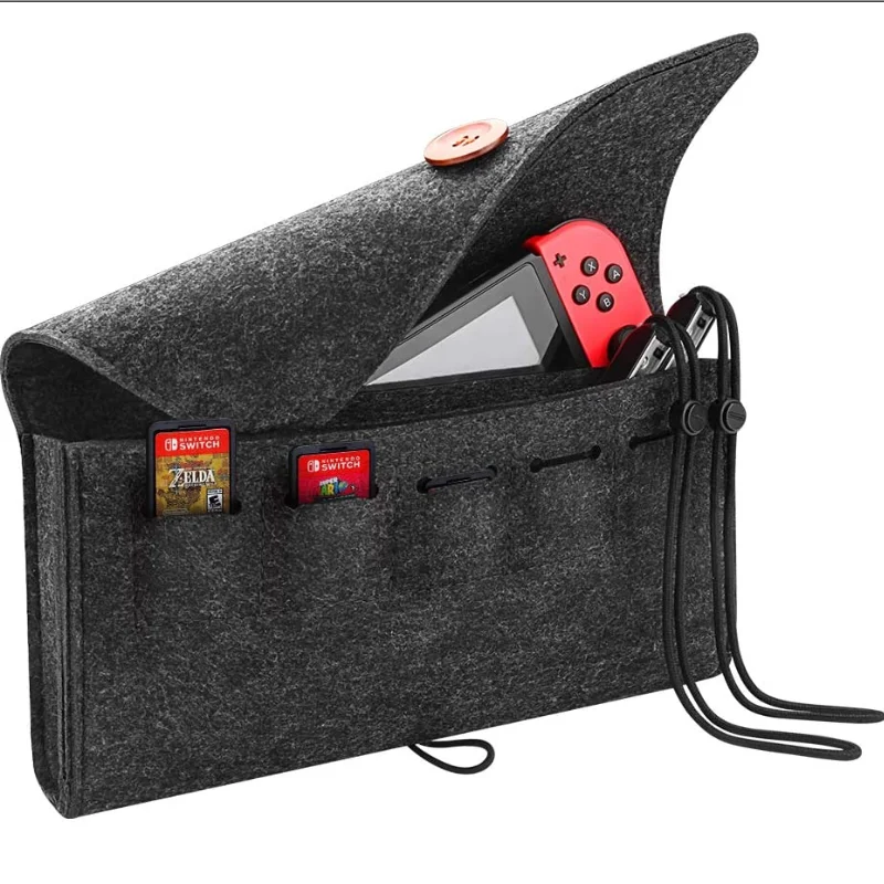 

Customize For Switch Game Case Portable Carrying Protective Case Cover Felt Storage Bag for Nintendo Switch Lite