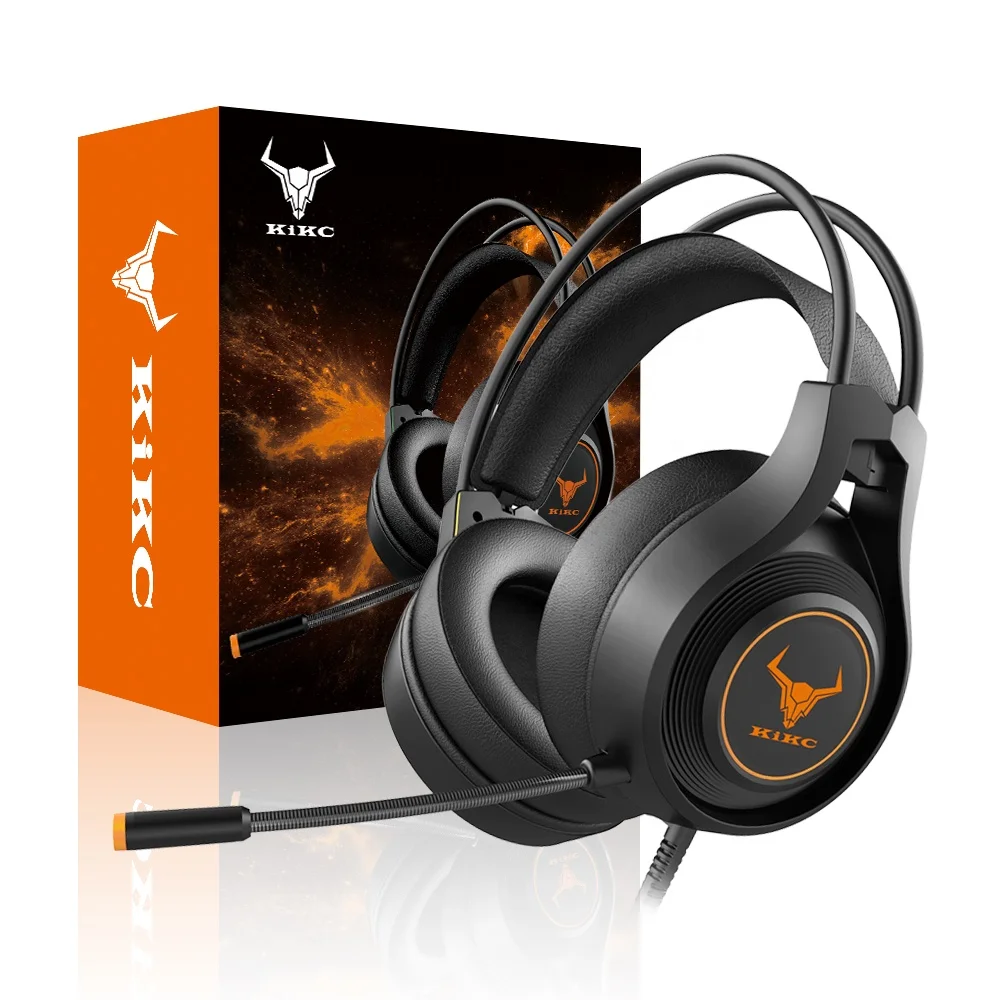 

KIKC Shenzhen Factory Professional Ps4 Dropshipping Headphone Best 7.1 Surround Gaming Headset With Mic