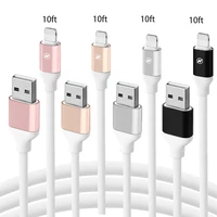 

Amazon Hot Selling TPE fast charging 2A for iphone type c 6ft 10ft usb cable