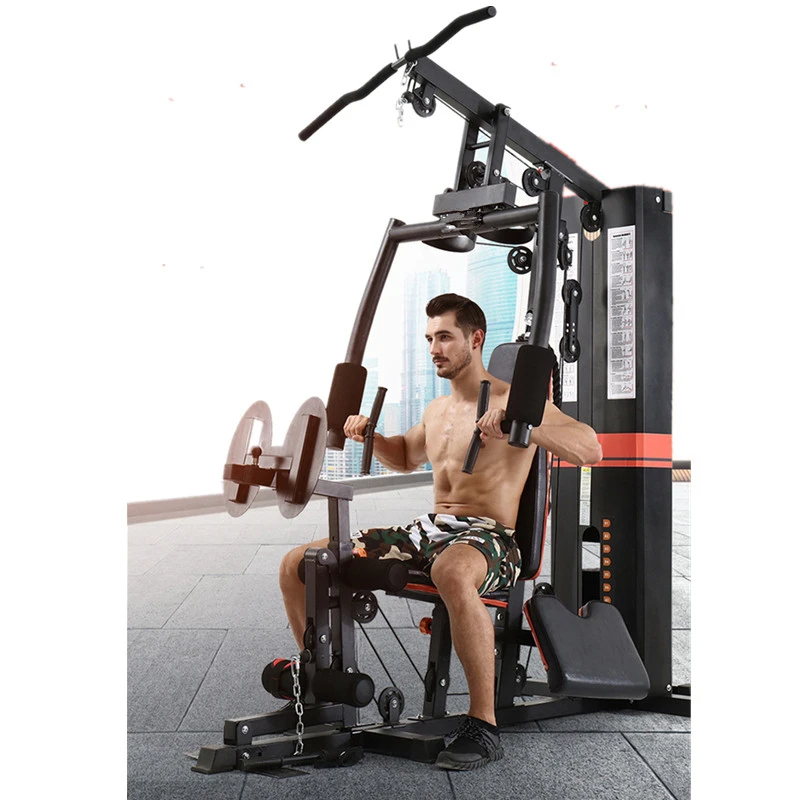 

Commercial home fitness equipment single stations 73kg weight stack single multi Functional Trainer gym Machine Squat Rack, Customized