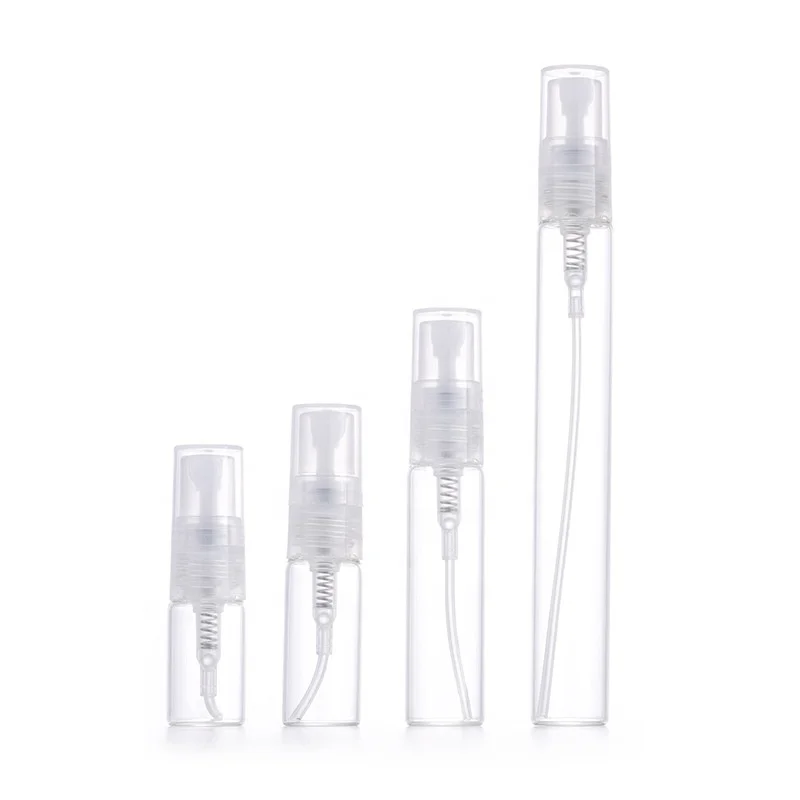 

refillable skin care package mini 2ml 3ml cosmetic oil atomizer bottle empty 5ml 10ml small glass perfume spray bottles