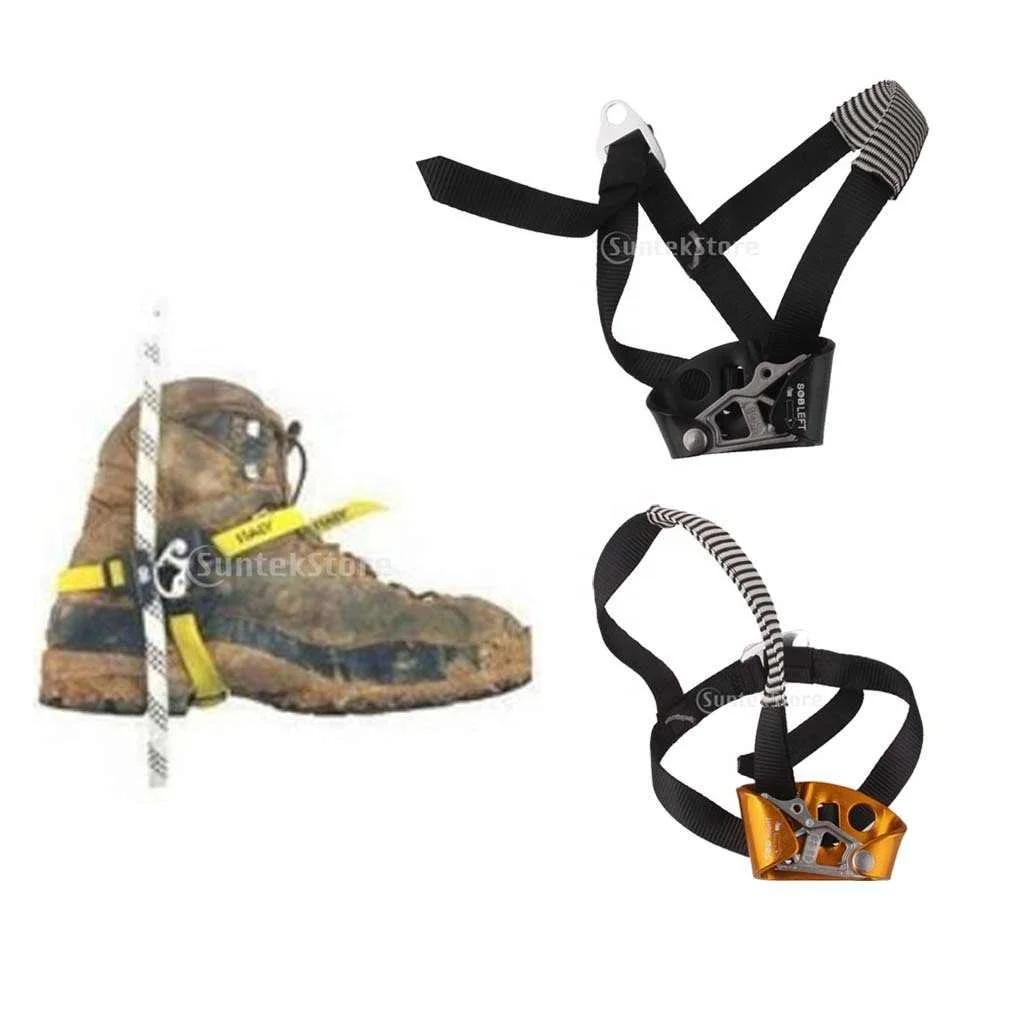 

Right Or Left Foot Equipment For Rock Climbing Tree Rigging Mountaineering Abseiling Rock Climbing Arborist Gear