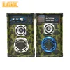 Laix SS-A6 Wooden Case USB SD BT FM AUX MIC Input Disco LED Light Professional Audio Theater Stereo System Active Stage Speaker